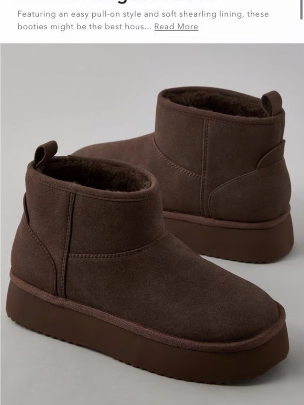 American Eagle Hangout Bootie UGG-style Boots size 9 Women’s worn once